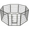 tectake 401717 ohrádka pre šteňatá 8-stranná 80 cm