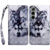 Peňaženkové 3D puzdro na Samsung Galaxy S24 Plus 5G - Husky