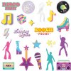Party Dočasné tetovačky Retro Disco – sada 23 ks