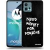 Picasee silikónový prehľadný obal pre Motorola Moto G72 - Black Dollar