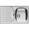 Pyramis Fork 1-miskový dřez s odkapávačem 78 x 43,5 ocel (100181101)