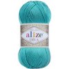 Pletacia priadza Alize DIVA 376 modrá svetlá tyrkysová