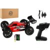 Teddies Plyšové autíčko RC Buggy Bonzai Jubatus off-road 30cm plastové červené 2,4GHz