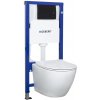 Kerra Geberit Duofix Basic Delos White/Delta Black WC závesná súprava, GBDDCH2