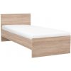Jednolôžková posteľ Miami 90x200 cm dub sonoma - dub sonoma