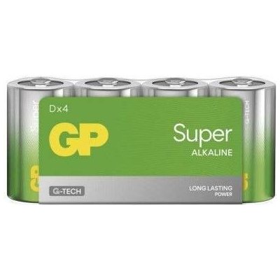 B01404 Alkalická baterie GP Super D (LR20) GP (4 ks)