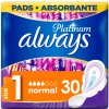 ALWAYS Platinum Normal veľkosť 1 menštruačné vložky s krídelkami 30 ks