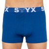 Pánske boxerky Styx športová guma nadrozmerné tmavomodré (R968) 3XL