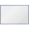Biela magnetická popisovacia tabuľa boardOK, 1800 x 1200 mm, modrý rám
