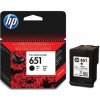 HP C2P10AE - originálna cartridge HP 651, čierna