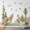 Samolepka na stenu/Tapeta Forest KP-34613