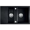 Novaservis DRGM3/48/79HA granitový drez s malou vaničkou navyše, grafit