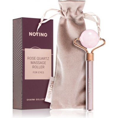 Notino Charm Collection Rose quartz massage roller for eyes masážny valček na očné okolie Pink 1 ks