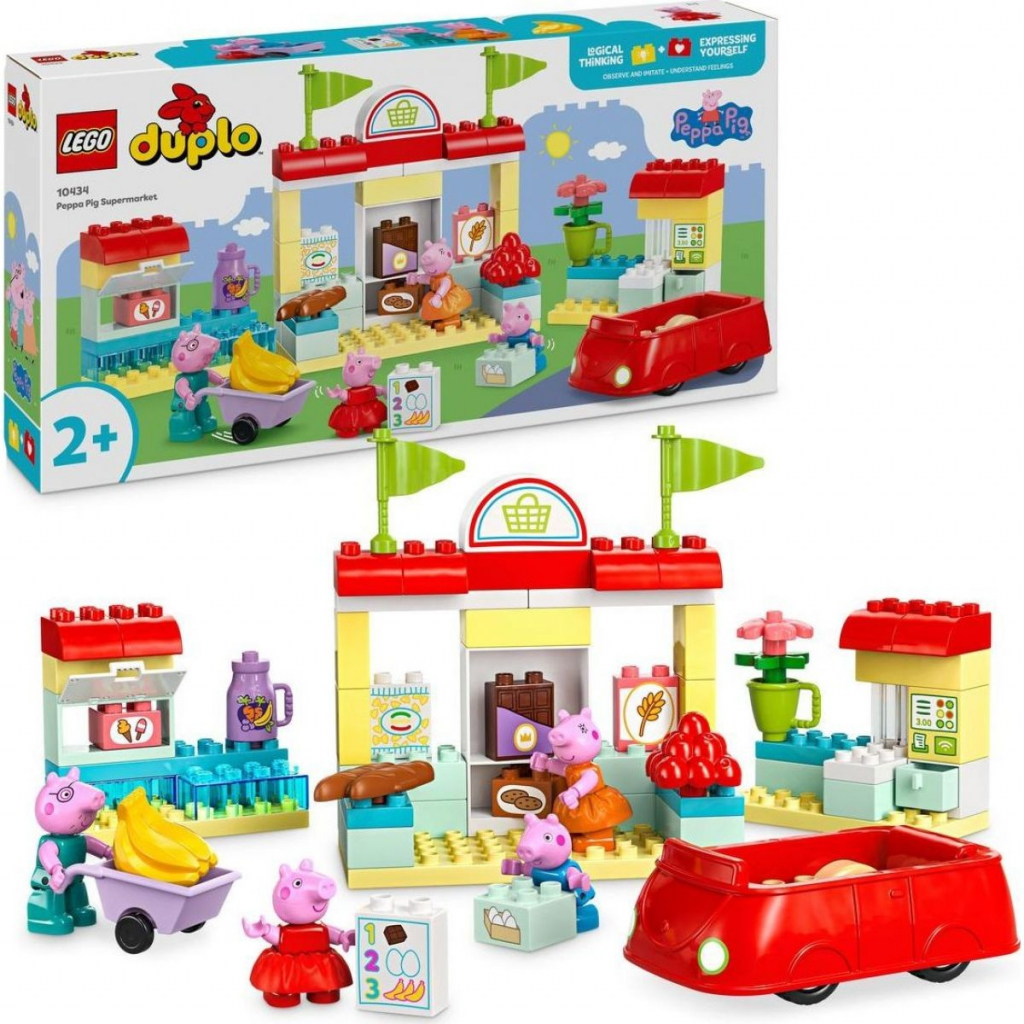 LEGO® DUPLO 10434 Prasiatko Peppa a supermarket