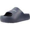 Tommy Jeans Žabky TJW CHUNKY FLATFORM SLID Modrá