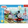 Puzzle Mašinka Tomáš: Tom a Percy na koľajniciach MAXI 24 dielikov