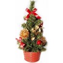 Stromček vianočný mini červený