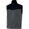 Delta Plus GILLI Flísová vesta šedá/čierna 2XL