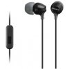 SONY slúchadlá MDR-EX15AP, handsfree, čierne MDREX15APB.CE7