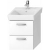 Lyra Plus Viva - skříňka pod umyvadlo 50 cm, 2 zásuvky, bílá Nové