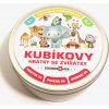 Teddies Kubíkovy hrátky se zvířátky 3 v 1 v plechové krabičce