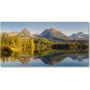 Foto obraz fotografie na skle Panorama Tatry 100x50 cm