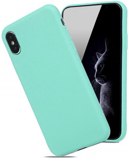 Púzdro SES Extrapevné silikónové ochranné Apple iPhone XS Max - svetlo modré