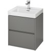 Cersanit - SET B108 CREA 50 skrinka sivá s umývadlom CREA (S801-282)