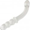 SuperLove Glass Perfect Double G-Spot Dildo Clear
