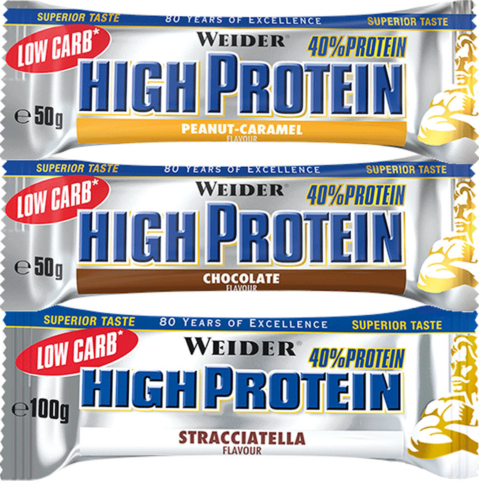 WEIDER LOW CARB HIGH PROTEIN bar 100g od 2,39 € - Heureka.sk