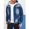Pánska džínsová bunda Farba tmavomodrá DSTREET TX4690 Farba: Modrá, Veľkosť: S