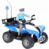 Bruder 63010 Policajná štvorkolka s figúrkou policajta