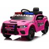 Mamido Elektrické autíčko Dodge Charger policajné ružová