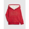 GAP Baby zateplená mikina s logom Červená 2YRS Červená Červená