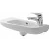 Duravit D-CODE umývadielko 50 x 22 cm cm s otvorom na batériu vpravo biele 07065000082