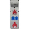 Rozvodnica zásuvková R-BOX (32/5+16/5+2x250V)+6-modulová