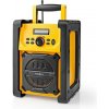 Nedis RDFM3100YW - FM Rádio na stavenisko | 15 W | Bluetooth® | IPX5 | Držadlo | Čierna / Žltá