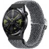 BStrap Braid Nylon remienok na Xiaomi Amazfit GTR 2 / GTR 47mm, gray black