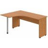 OFFICE PRO s.r.o. HOBIS kancelársky stôl pracovný tvarový, ergo pravý - GE 60 P, jelša