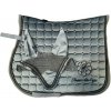 Fleur de lys Set Velvet plstenka a ušaňa perlová šedá