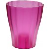 Plastia Kvetináč na orchidey 13 cm OLA, priesvitný fialový