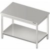 STALGAST Centrálny stôl s policou 1000x800x850 mm | STALGAST, 980108100