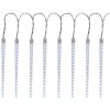 Reťaz MagicHome Vianoce Icicle, 352x LED studená biela, 16 cencúľov, vodopádový efekt, 230 V, 50 Hz,