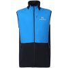 PROGRESS TORSTEN VEST pánska hybridná vesta s merino vlnou, čierna/modrá Veľkosť: L