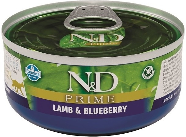 N&D CAT PRIME Adult Lamb & Blueberry 70 g