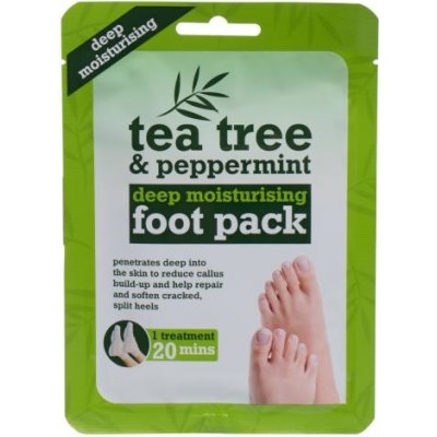 Xpel Tea Tree & Peppermint Deep Moisturising Foot Pack krém na nohy 1 ks