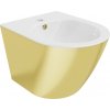 MEXEN - Lena bidet závesný, biela/zlatá 35224806