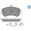 Sada brzdových platničiek kotúčovej brzdy MEYLE GERMANY Autoparts AG 025 248 6720
