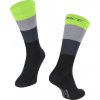 ponožky FORCE RAINBOW, černá-fluo Velikost: L-XL /43 -47