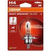 OSRAM Autožiarovka Night Breaker Silver (Next Gen) H4, 60/55W, 12V, 1ks(BLI ECO)